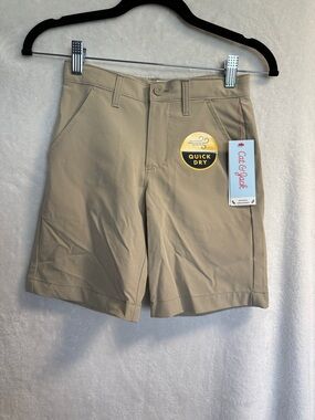 Cat & Jack Tan Flat Front Quick-Dry boys Shorts